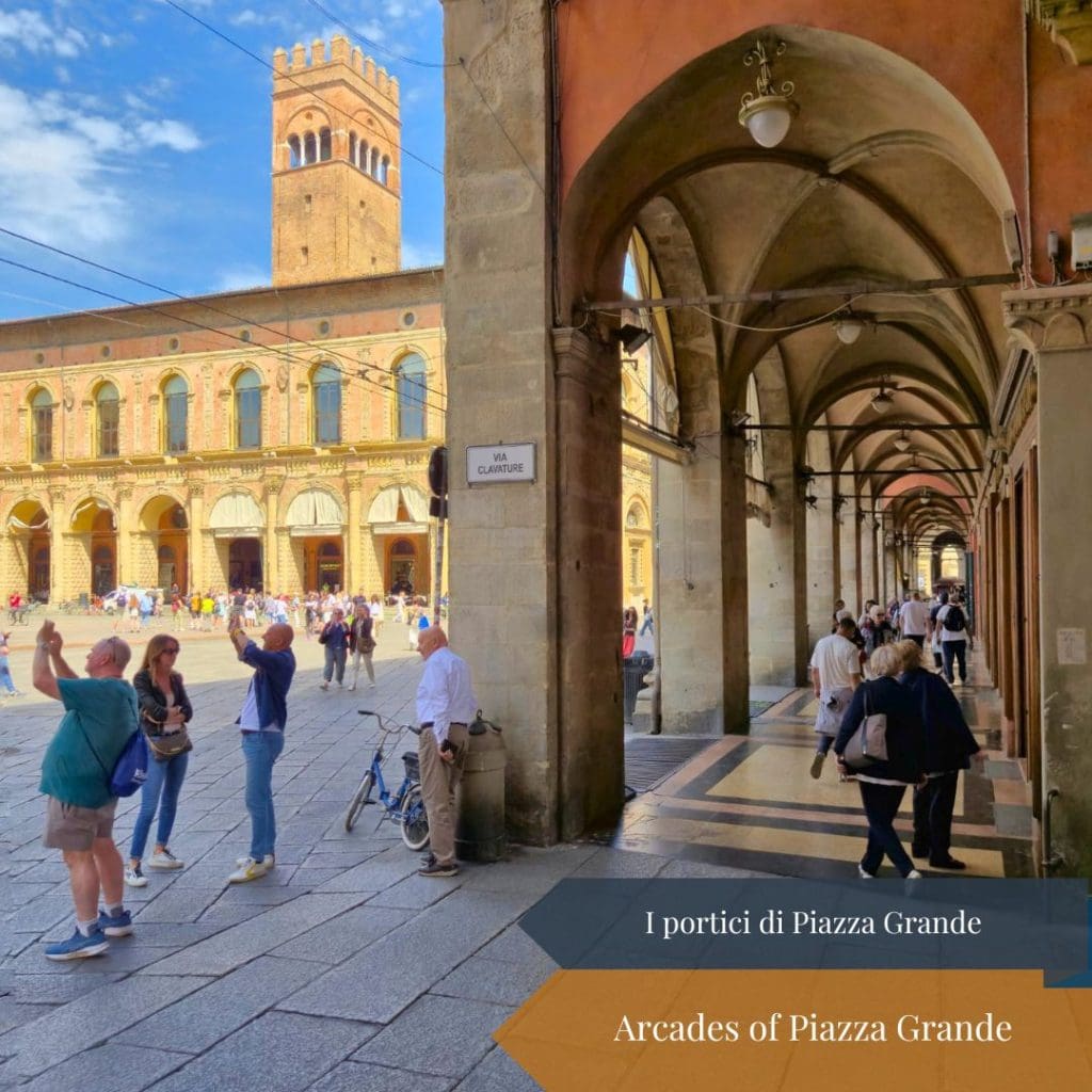 Arcades of Piazza Grande