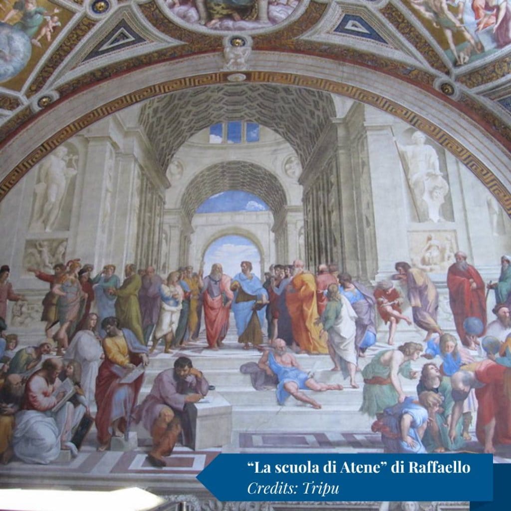 “La scuola di Atene” di Raffaello