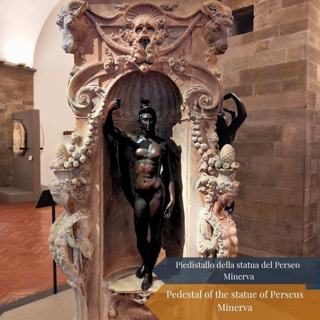 Pedestal of the statue of Perseus - Minerva