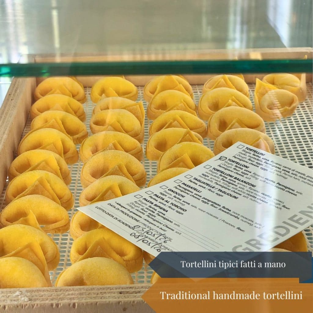 Traditional handmade tortellini