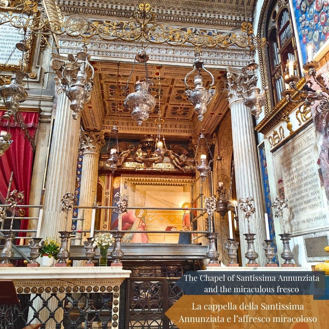La cappella della Santissima Annunziata e l'affresco miracoloso