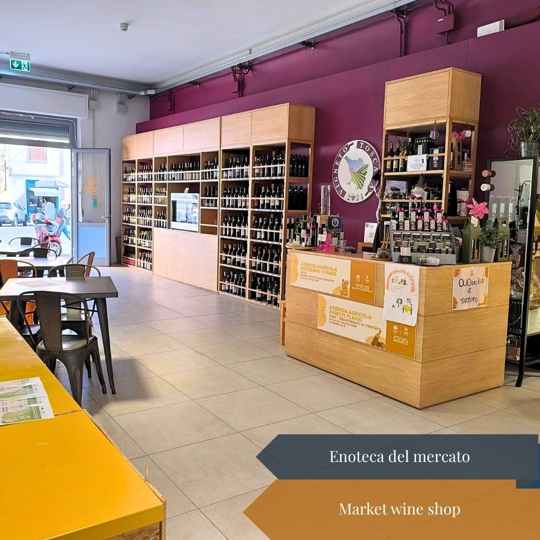 Market wine shop