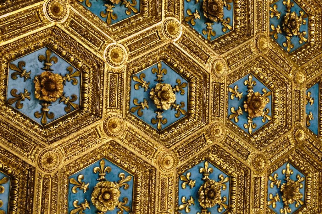 The ceiling of Palazzo Vecchio