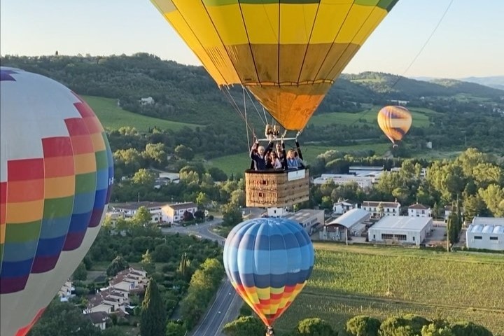 Magic moments on the hot air balloon