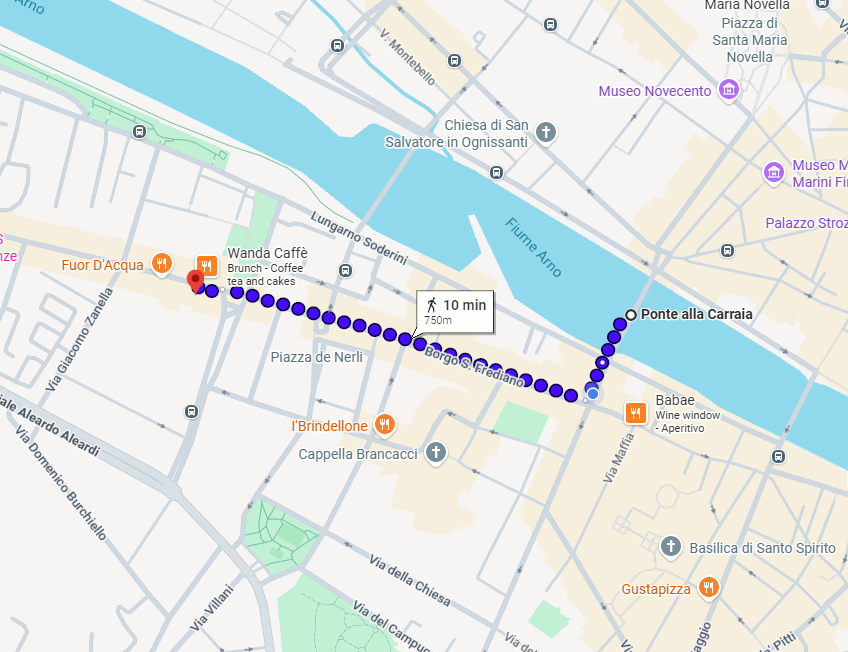 How to reach the Mercato di San Frediano
